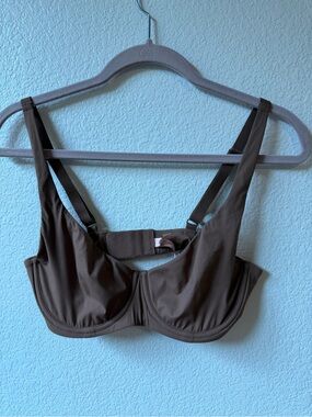 Dobreva Brown Underwire Bra - Women Intimates & Sleepwear